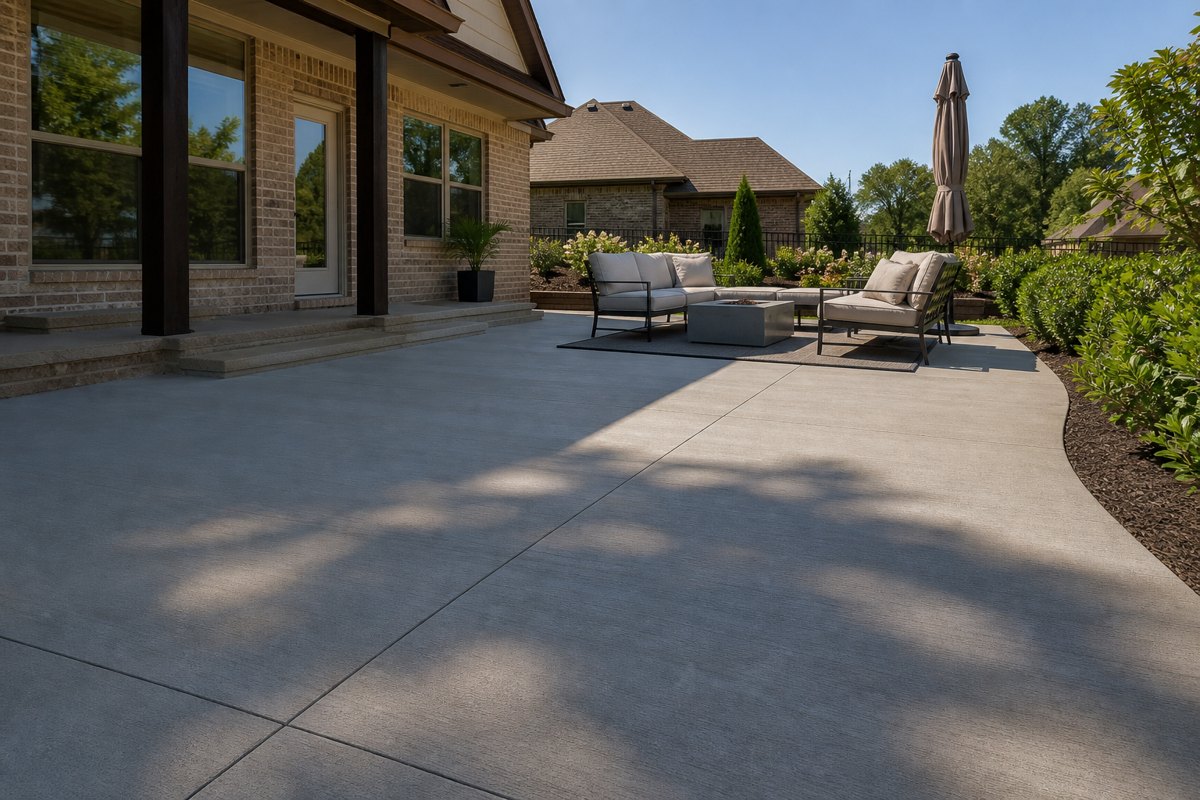 Patio Concrete concrete work